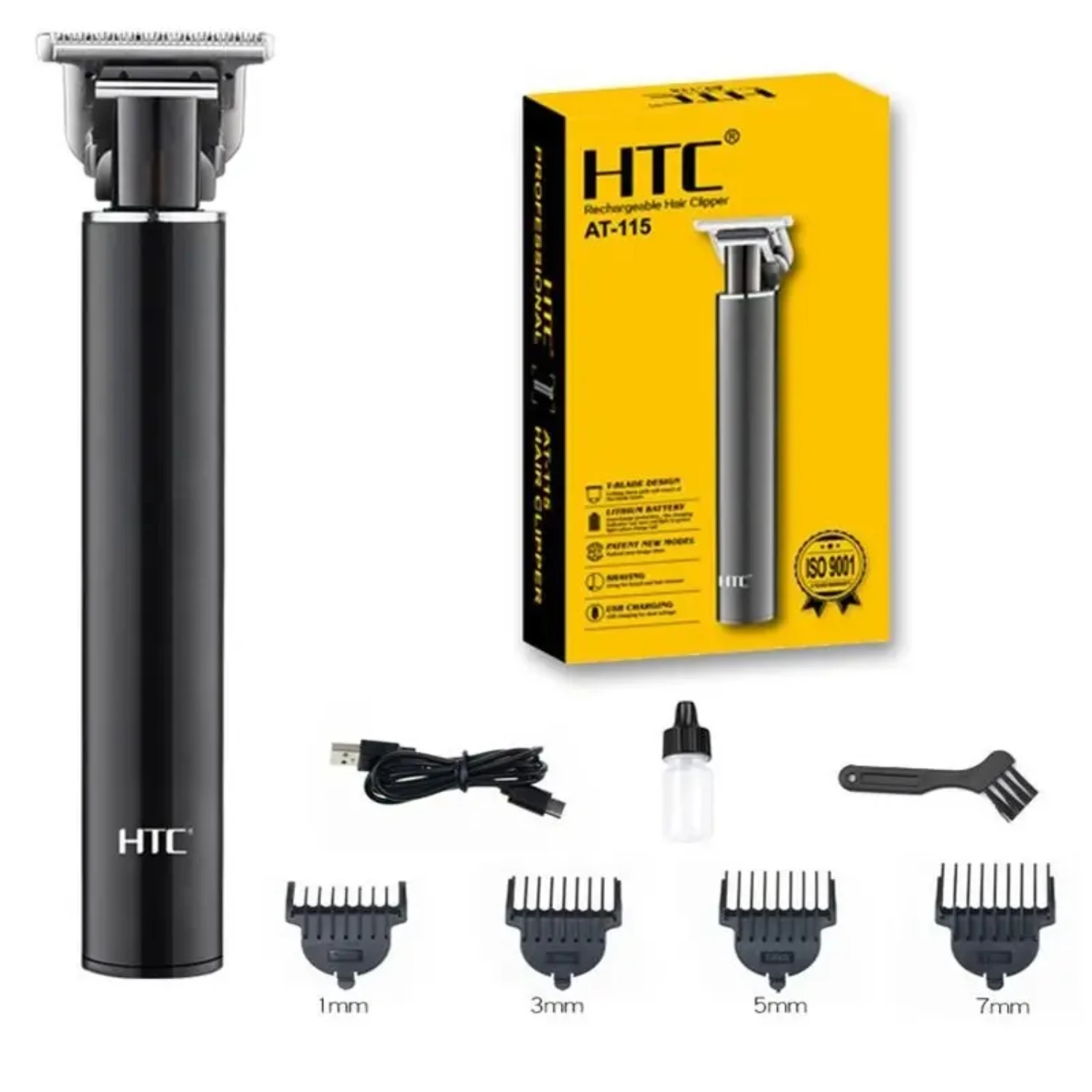 

Hair Trimmer For Men Cordless Beard Clippers Electric T Blade Edgers Shaver Zero Gap Grooming Kit