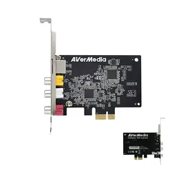 Video Capture Card AV PCI E DVR Card C725B for AverMedia  AV/S Terminal HD Video Monitoring Analog