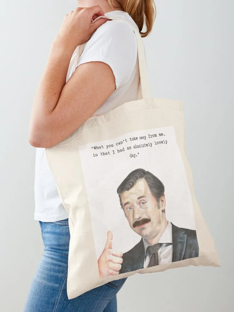 

Mike Wozniak, Taskmaster, lovely day Tote Bag Canvas stote bag Women's shopper tote bag custom canvas
