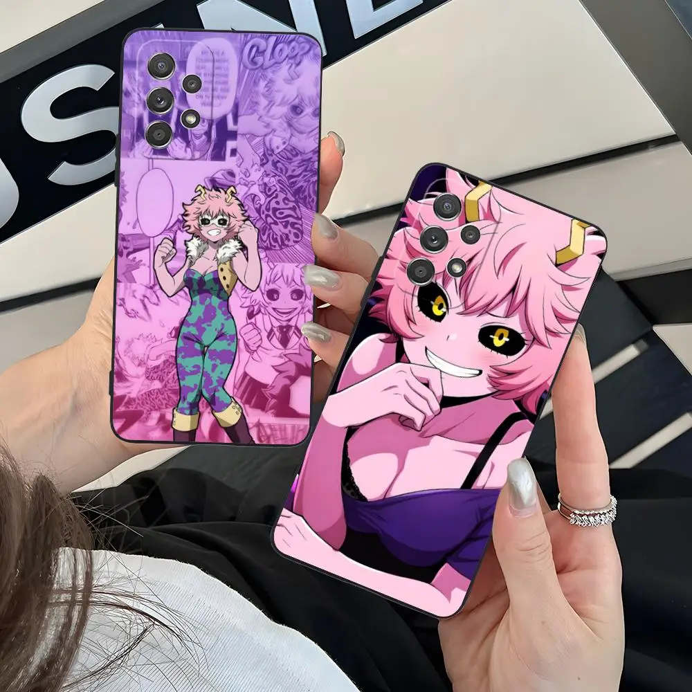 

Чехол для телефона Hero Academia Mina Ashido для Samsung Galaxy A73 72 71 70 56 55 54 53 52 36 35 34 23 16 15 5G Цветной защитный чехол