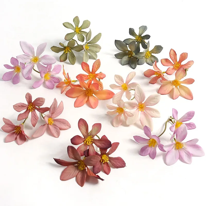 10/20pcs Gänseblümchen künstliche Blumen Köpfe Hochzeits dekorationen Blumen Wand dekoration Wohnkultur DIY Handwerk Kranz Girlande Zubehör – Detail 8