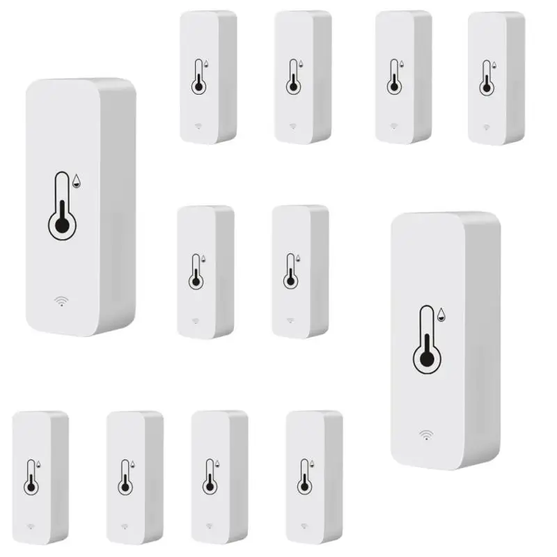1PCS Tuya Zigbee WiFi อุณหภูมิความชื้นเซนเซอร์เชื่อมต่อเครื่องวัดอุณหภูมิใช้งานร่วมกับ Smart Life Alexa Google Assistant ﻿