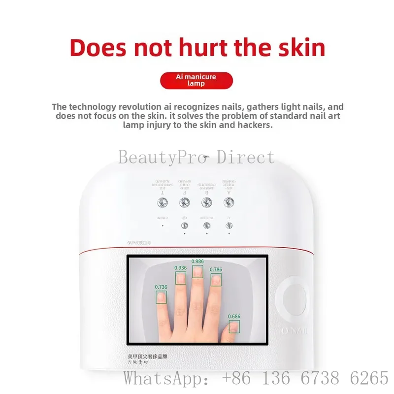 

Do not hurt the skin AI manicure lamp Yuchuang synthetic baking lamp Do not hurt hands Do not hurt hands Lighting phototherapy