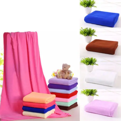 

70x140cm Microfiber Travel Towel Absorbent Fiber Beach Drying Washcloth Shower