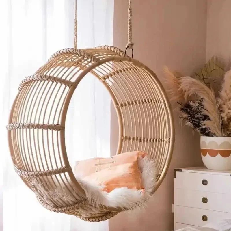 hammock bed leisure furniture combination outdoor courtyard rattan swing open-air balcony hotel B & B outdoor