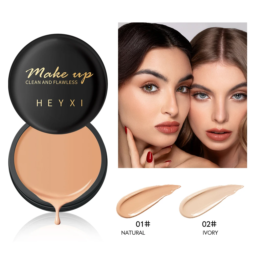 Clear Concealer Cream, Waterproof and Sweat Proof, Durable, Natural Finish, Suitable for All Skin Types