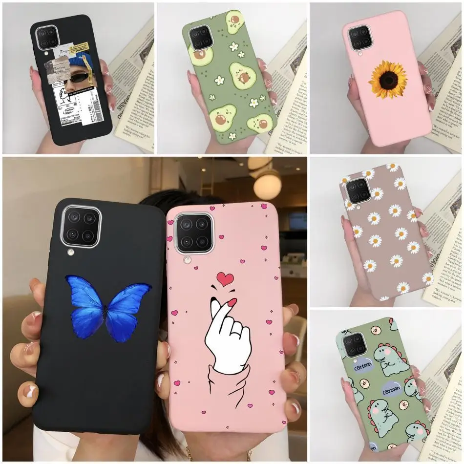 For Samsung Galaxy F22 6.4 inches Case Butterfly Soft Silicon Back Cover For Samsung Galaxy M32 SM-M325FV New Fashion Phone Bags