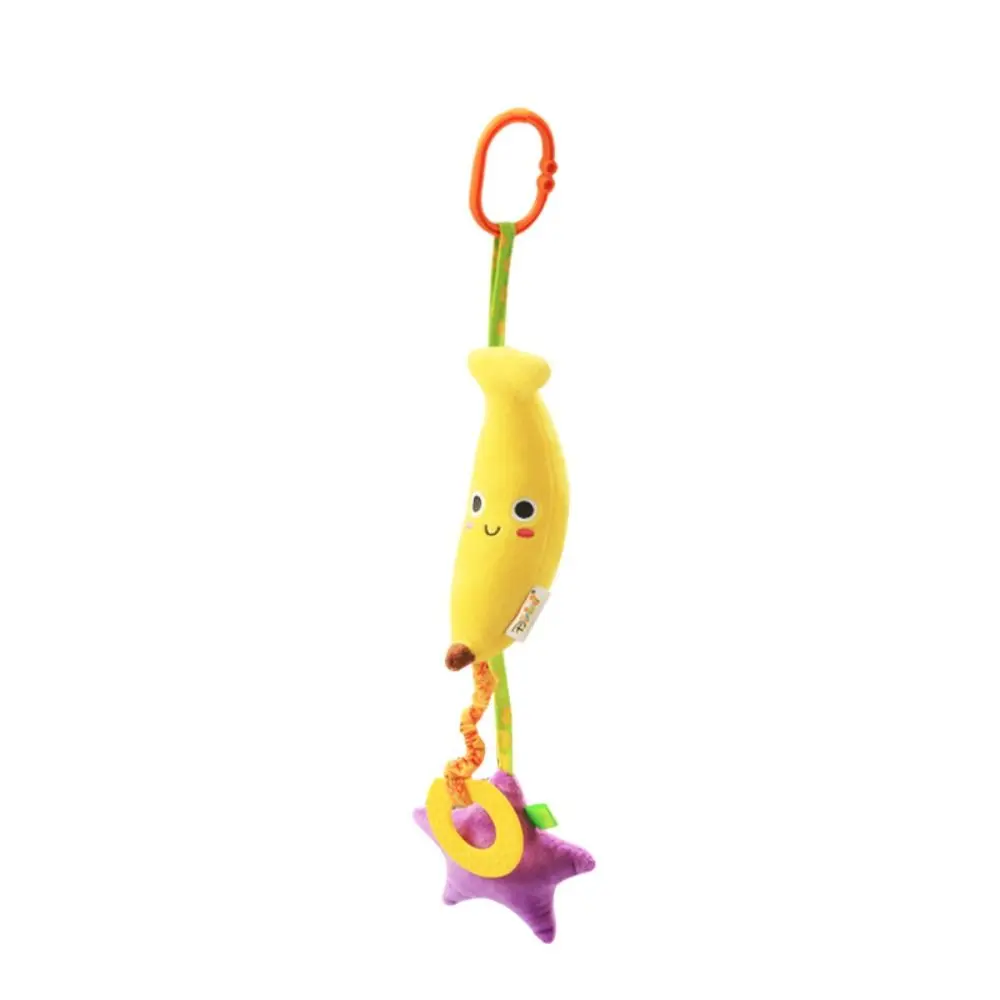Fruit Kinderwagen Hangend Speelgoed PP Katoen Pluche Gevulde Kinderwagen Bed Hangend Speelgoed Vroeg Onderwijs Zacht