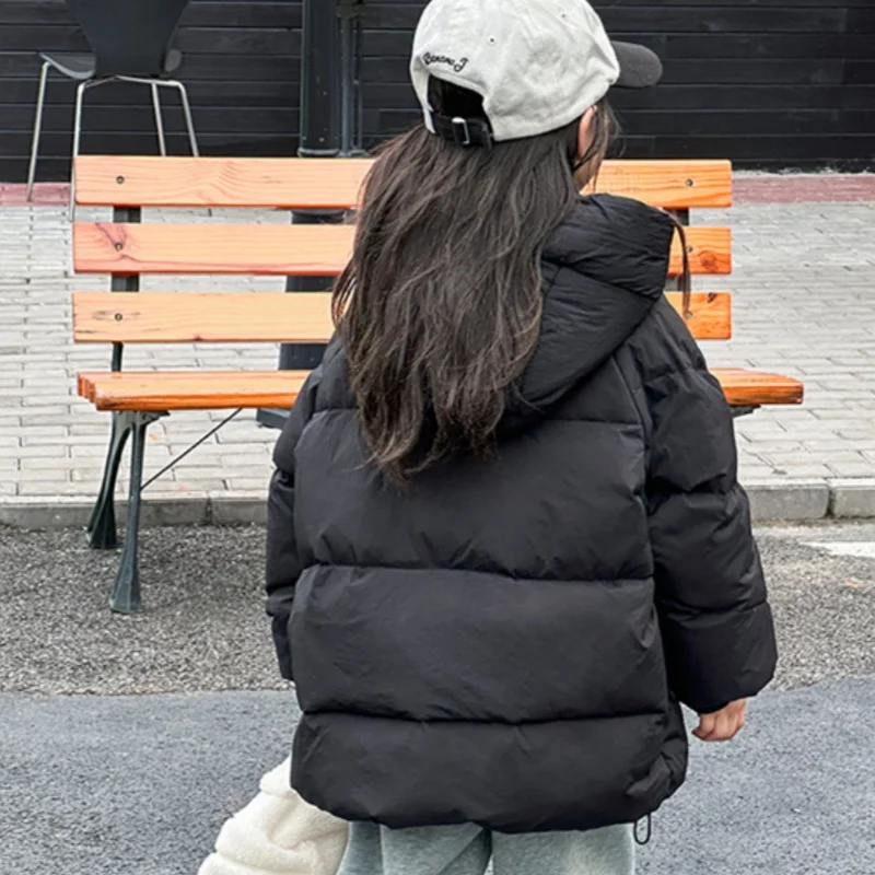 

Girls Down Coat Overcoat Jacket Windbreak Outerwear 2024 Newest ThickenWinter Warm Snowsuits Christmas Gift Children's Clothing