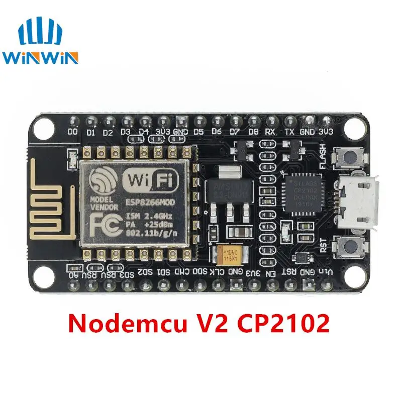 Wireless module CH340/CP2102 NodeMcu V3 V2 Lua WIFI Internet of Things development board based ESP8266 ESP-12E with pcb Antenna