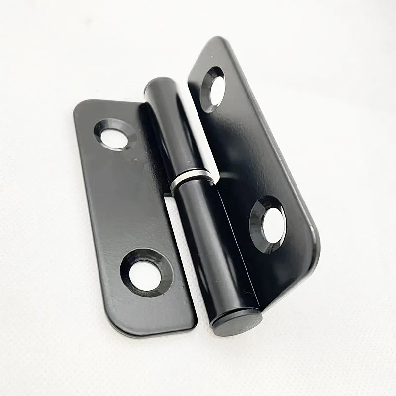1PCS HT109-1 Industrial Iron Hinge Electrophoretic Black Thickened Widened Detachable Electrical Box Door Load-bearing Hinge