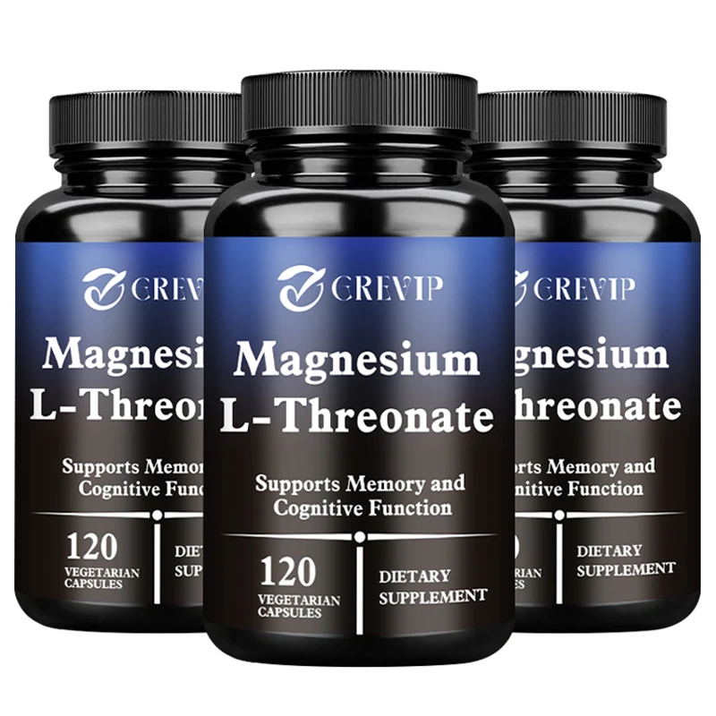 Magnesium L-Threonate Capsules - Improves Sleep Quality, Supports Focus, Memory & Learning Brain Health