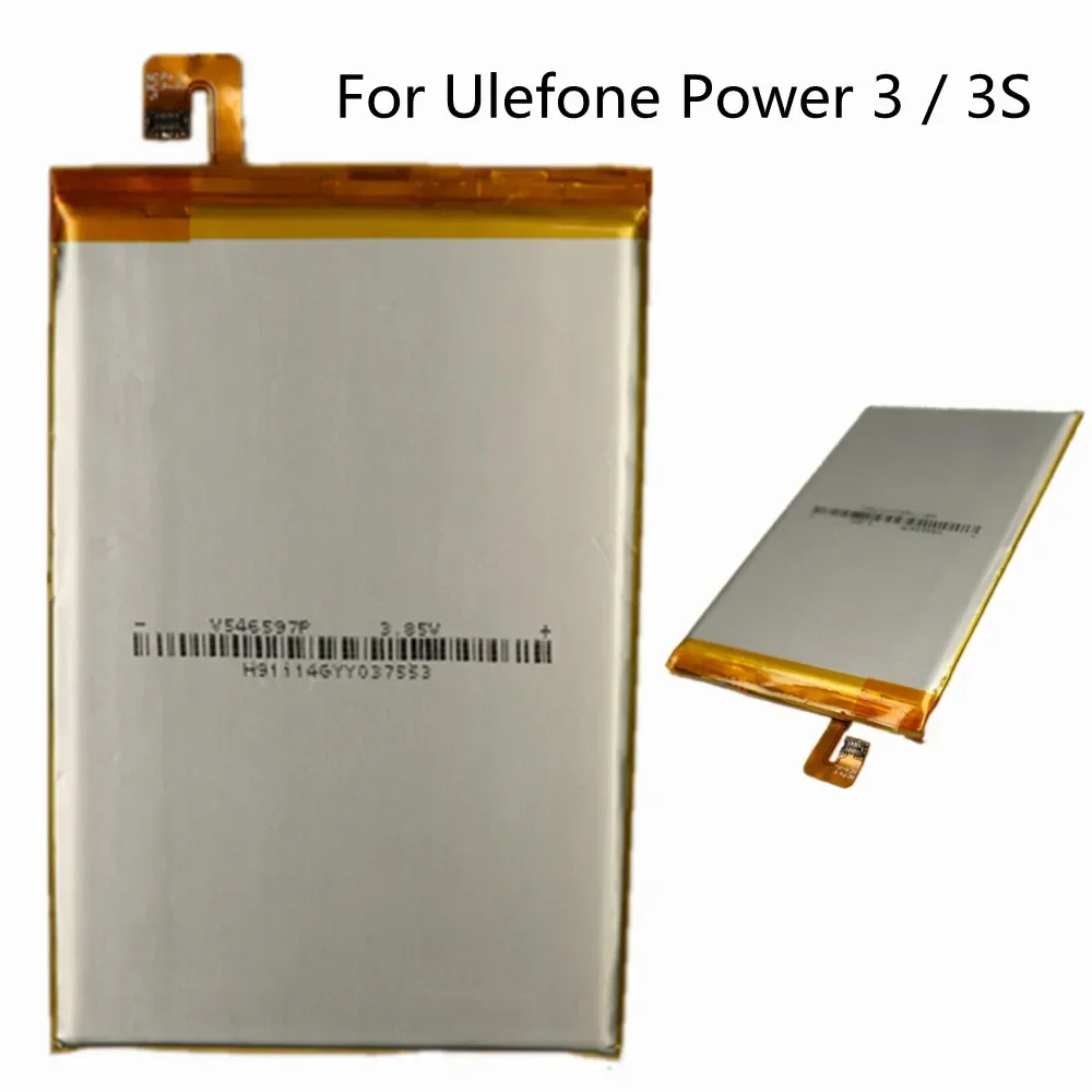 Original 6080mAh Phone Battery For Ulefone Power 3 3S Power3 Power3S High Quality Li-ion Battery