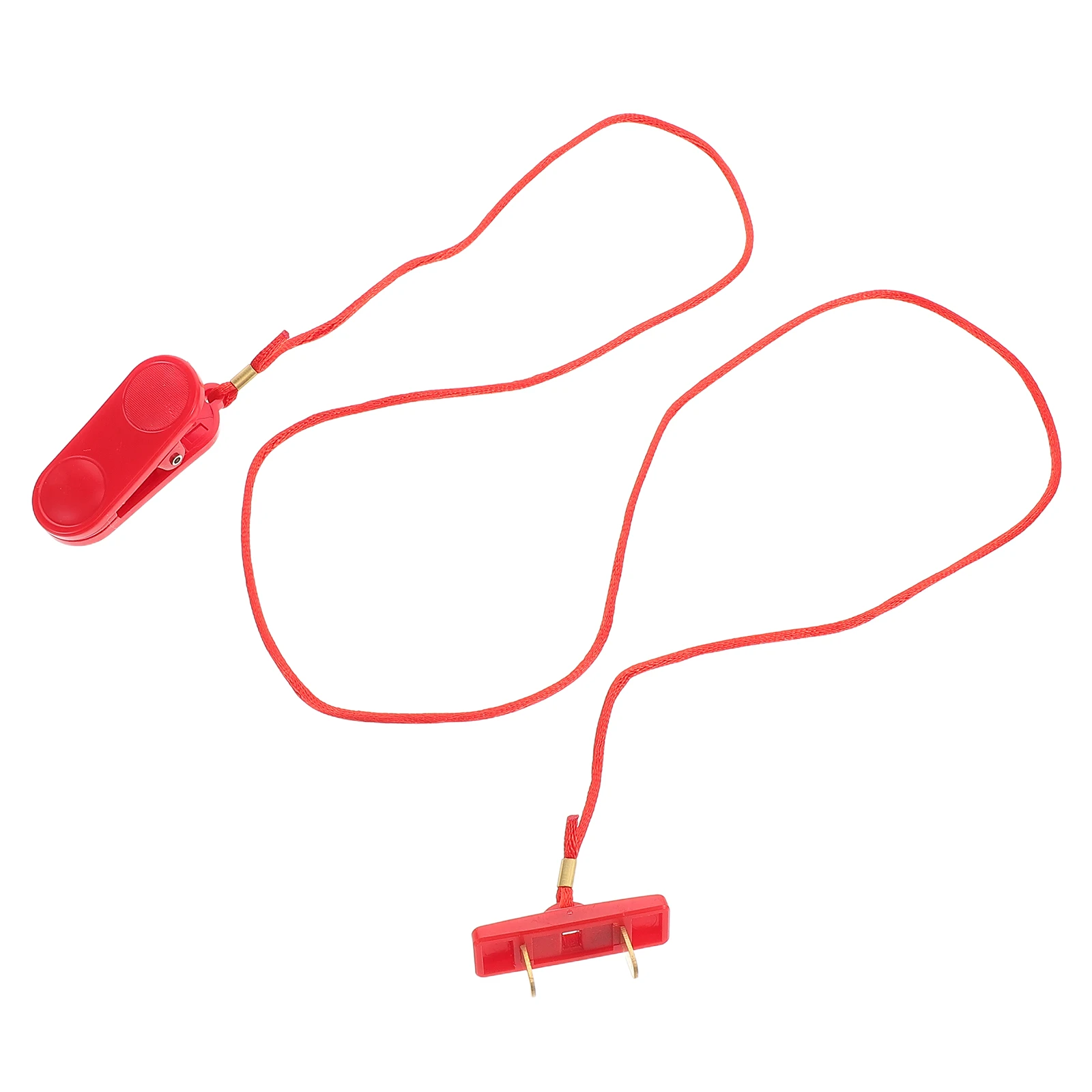 

Treadmill Emergency Stop Switch Safety Clip Dual Insert Plastic Copper 1PC Fitness Accessories Running Machine Key Replacement