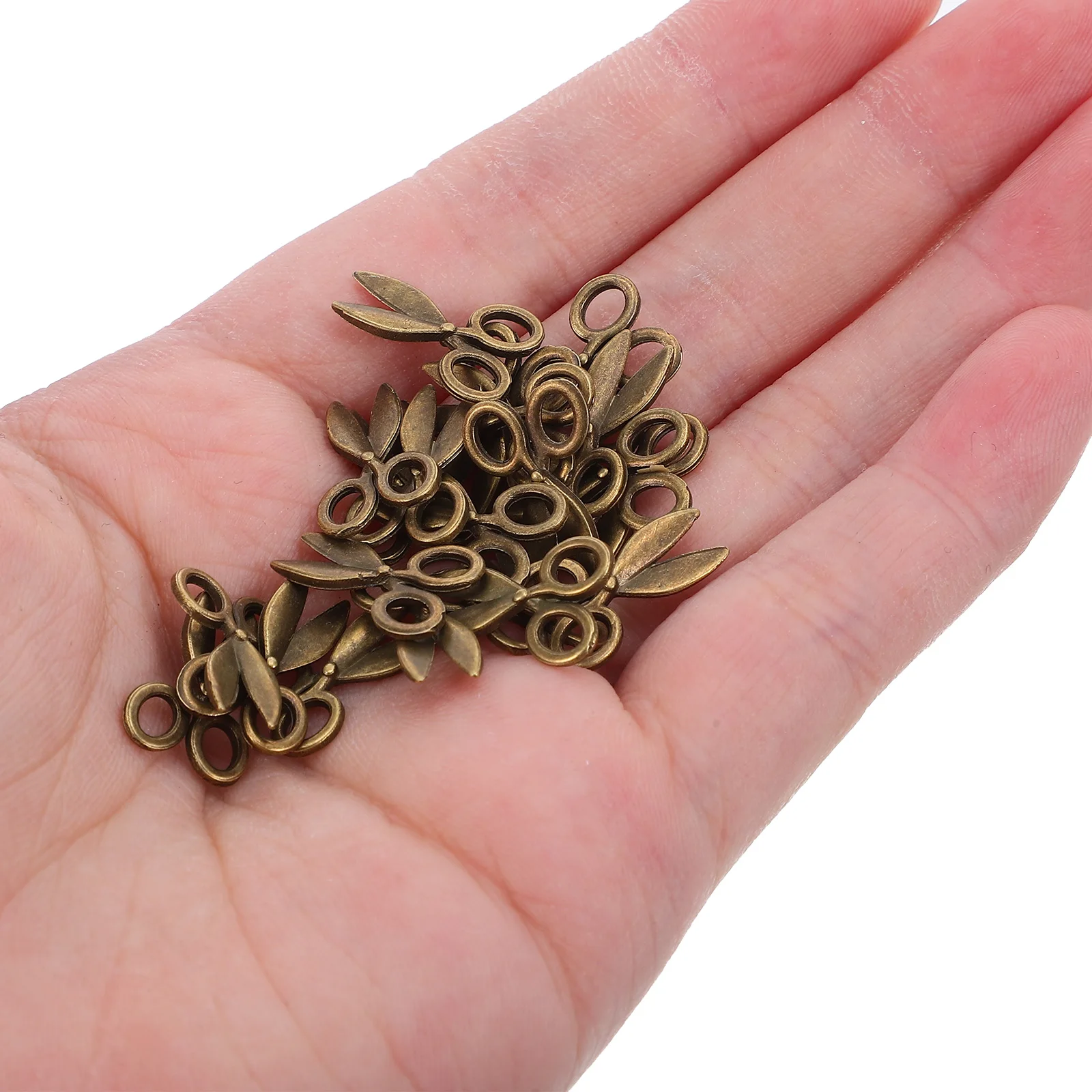 

50Pcs Scissors Style Sewing Tools for Miniature Decorations Micro Landscape DIY Projects Miniature