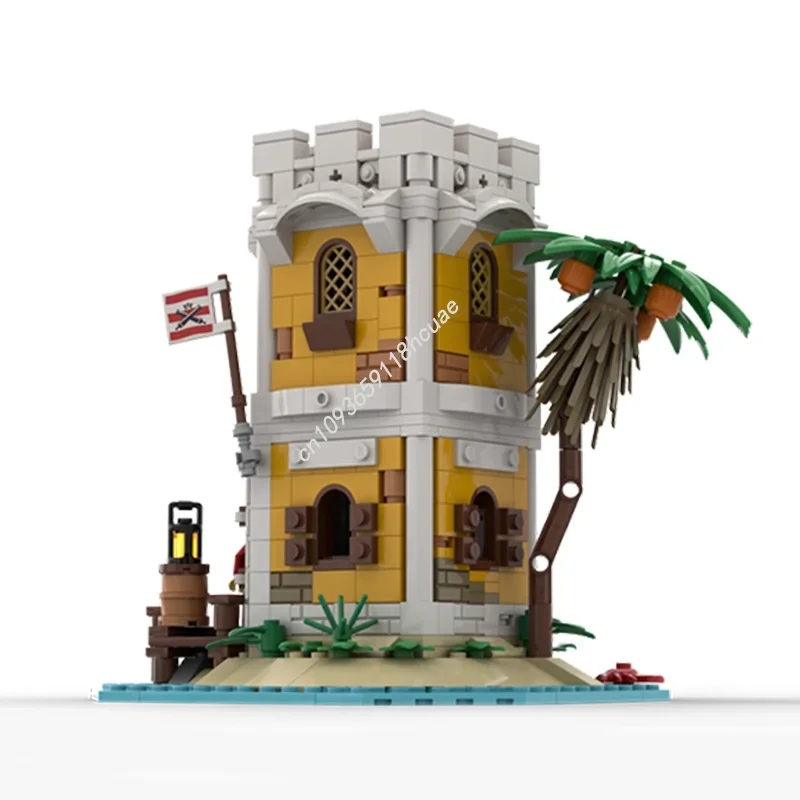 512PCS Pirate 1795 Imperial Cannon Remake Modular Model Moc Building Blocks Stacking Bricks Creative Educational Toys Kid Gift