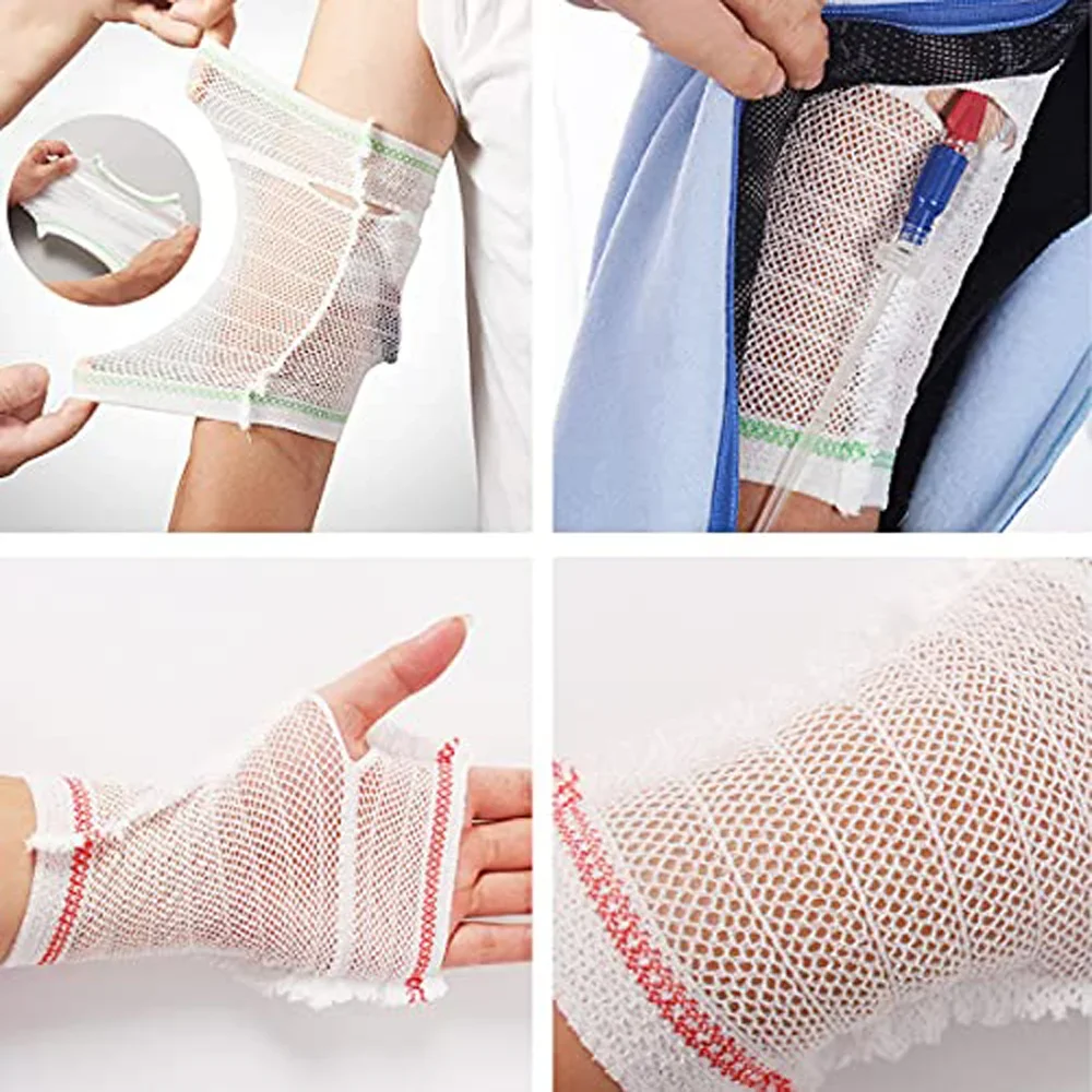 Mesh Elastic Comfortable and Breathable PICC Line Cover, Arm Nursing PICC Sleeve Cast Protector for Adult Kids