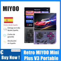 Retro MIYOO Mini Plus V3 Portable Gaming Console with IPS Screen, Classic Video Game ，Linux-System,  Perfect Gift for Kids