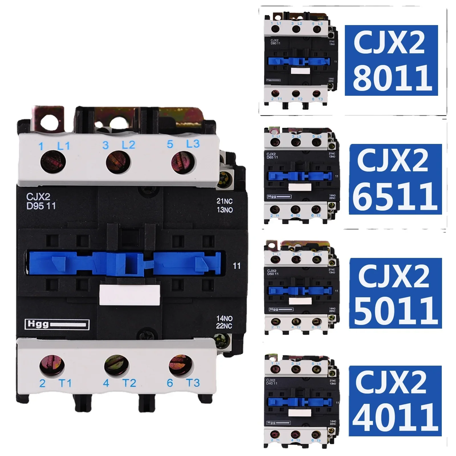 Heg Cjx2 Contactor 0910 1210 3210 5011 Fireproof Pure Copper Touchpoint 220v380v For Various Applications