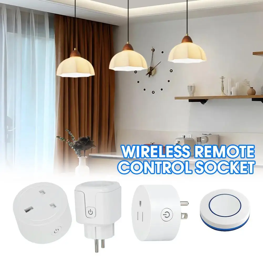 

433MHz Wireless Remote Control Light 220V 110V 16A Relay Receiver Mini Round Button Wall Panel For LED Lamp