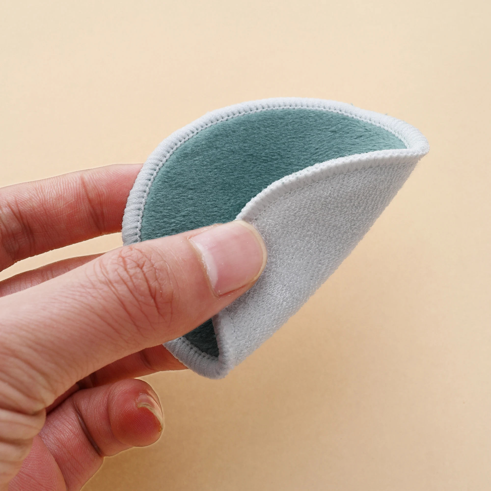 10/12 قطعة من وسادات إزالة المكياج القابلة لإعادة الاستخدام مع حقيبة شبكية لتنظيف الوجه #4