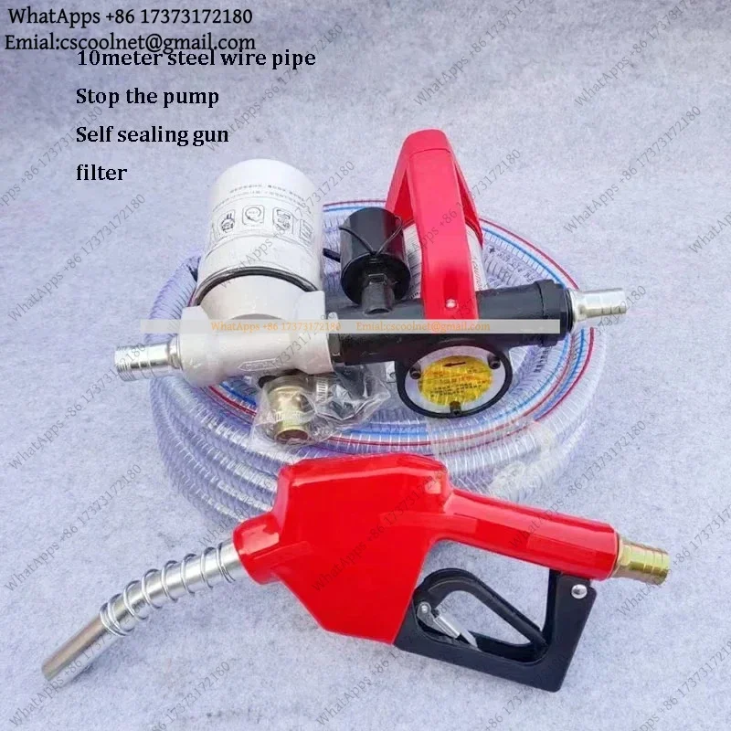 k06 k3 Electric Diesel Fuel Transfer Pump 220V Self-Priming Metering Dispenser for Car Truck Boat Refueling Replacement Part