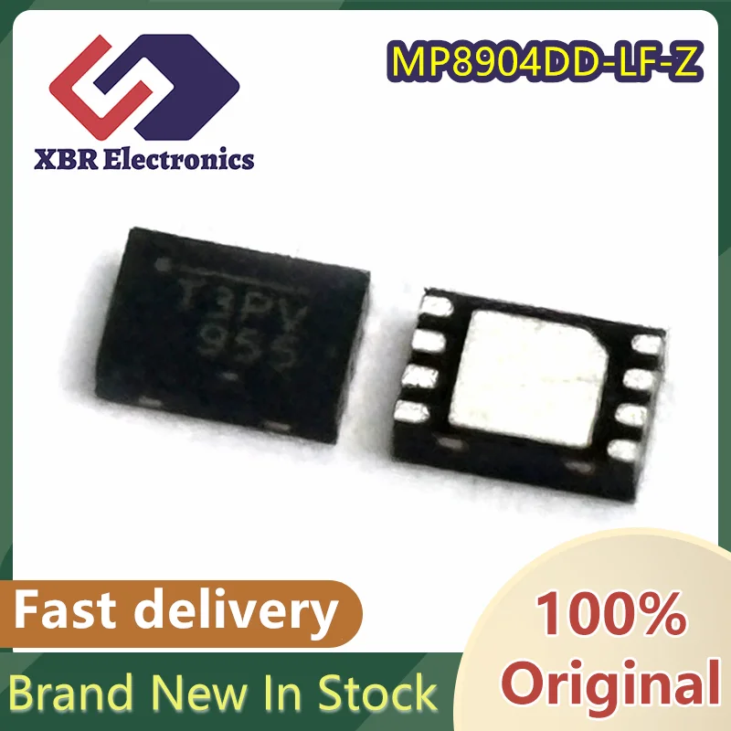 (15/40 Pieces) MP8904DD-LF-Z Linear Voltage Regulator 500mA Stabilizer QFN-8 2*3mm Silkscreen T3 Brand New Original Product