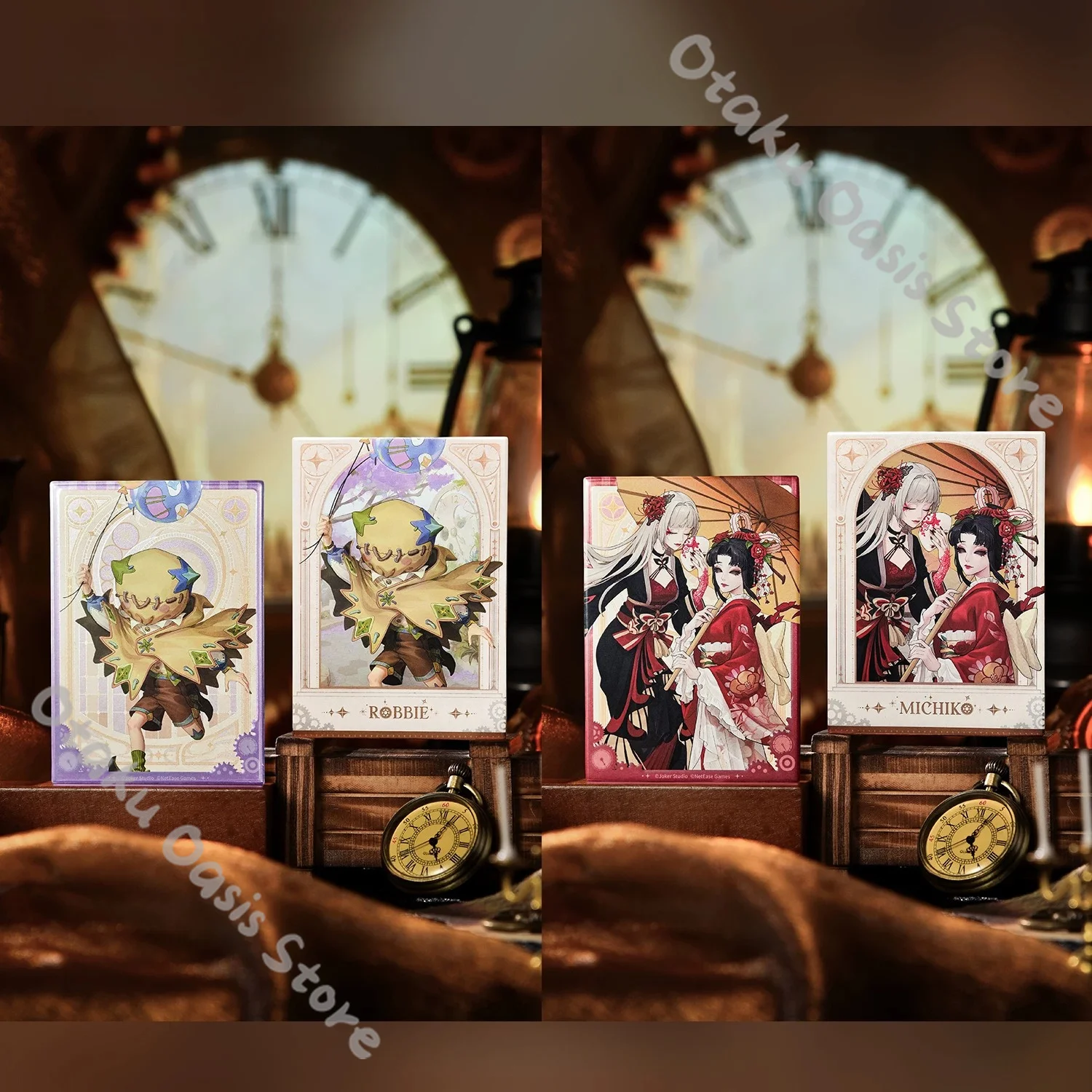 Identity Ⅴ Demi Bourbon Michiko Anime Photo Card Cosplay Norton Campbell Official Collector's Edition Cards Decoration Ornaments