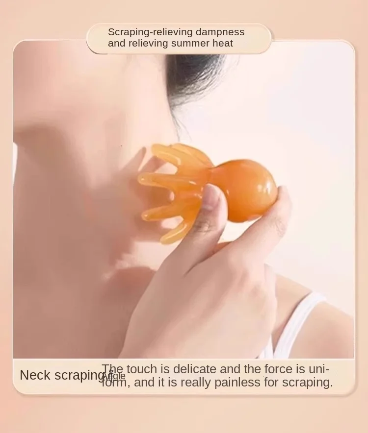 

Octopus Scalp Massage Comb for Head Relaxation, Wide Teeth Acupressure Massager for Stress Relief, Portable Travel Hair Care