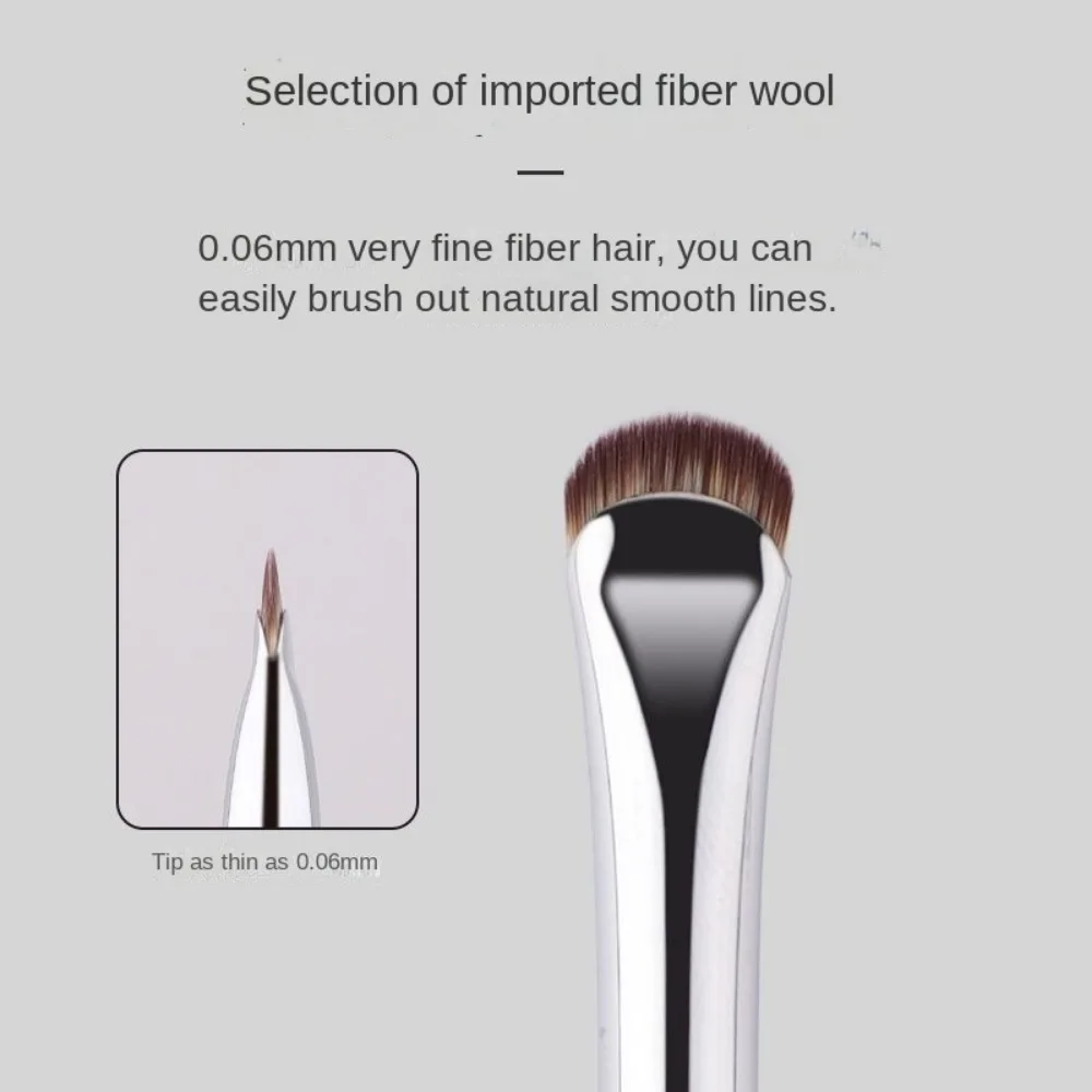 فرشاة مكياج منحنية جديدة، فرش مكياج صغيرة رفيعة، فرشاة تحديد العيون، فرشاة تجميل للجفن الحاد، أدوات تجميل العين
