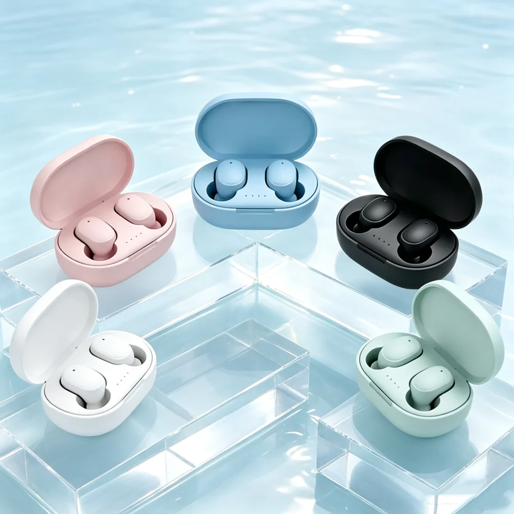 Mini Earphones Wireless Bluetooth 5.3 Earbuds In-Ear Music Sports Headset For Smart Phone Headphone With Mic