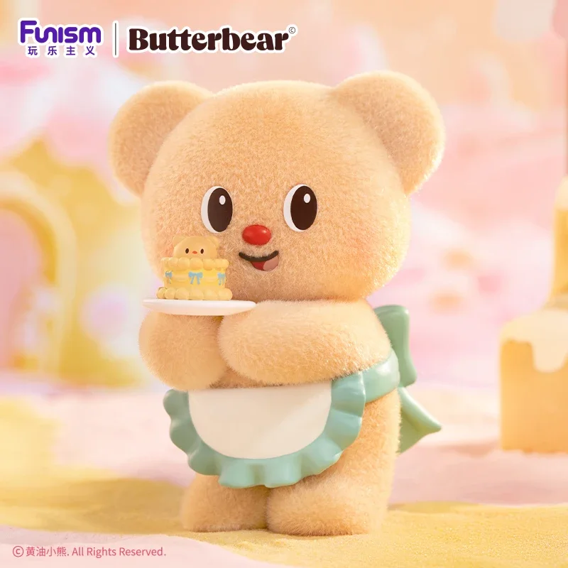 

Funism Butterbear Baking Workshop Series Blind Box Toys Kawaii Anime Action Figure Caixa Caja Surprise Mystery Box Doll