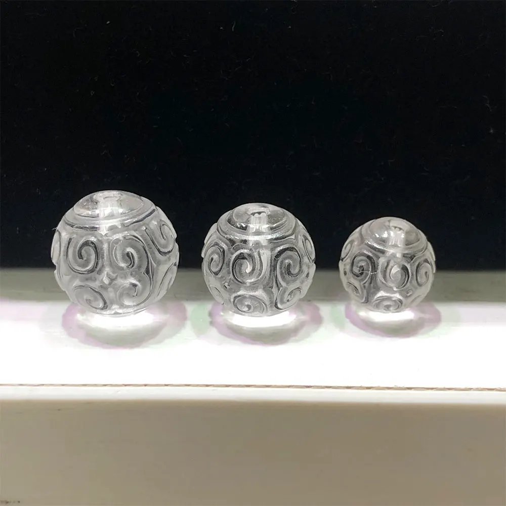 1pc Natural Stones Clear Quartz Crystals Round Beads Gemstones Crystal Stones DIY Meditation Reiki Energy Home Decor Chakra Gift