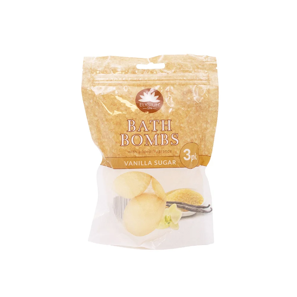 Vanilla Sugar Bath Bombs for Relaxation and Pampering