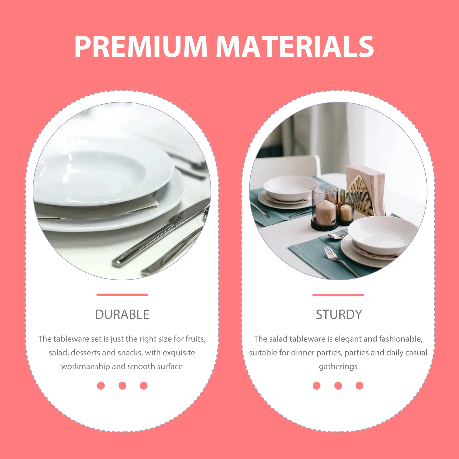 

1Set Strawberry Bowl Spoon Plate Set Practical Ceramic Salad Bowl Wear-Resistant Multi-Function Food Spoon Household Tableware