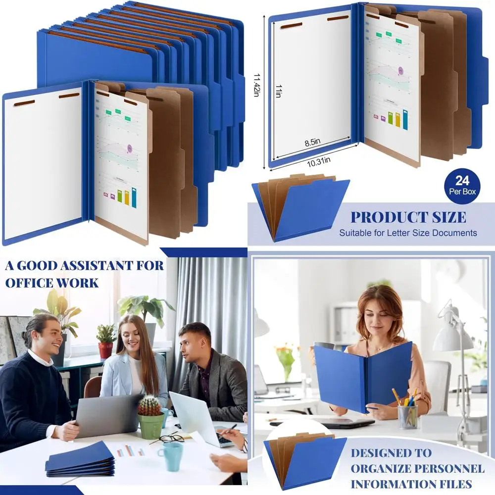 

Letter Size Expanding File Organizers with Dividers and Fasteners for Teachers, Clergy, Office, Church, Christmas Donations - Da