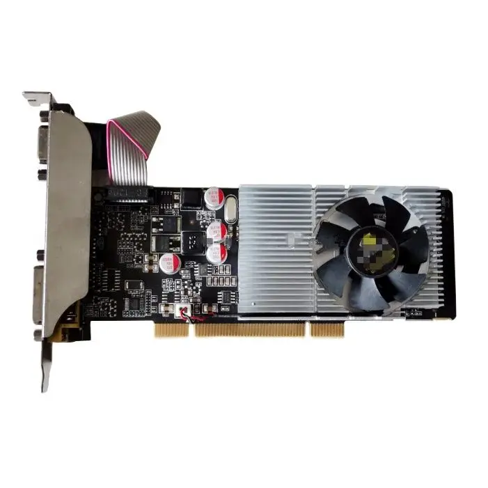 Original PCI Interface Graphics Card GT520 512M DVI VGA HD-MI HD Dual Screen Industrial Computer Video Card used