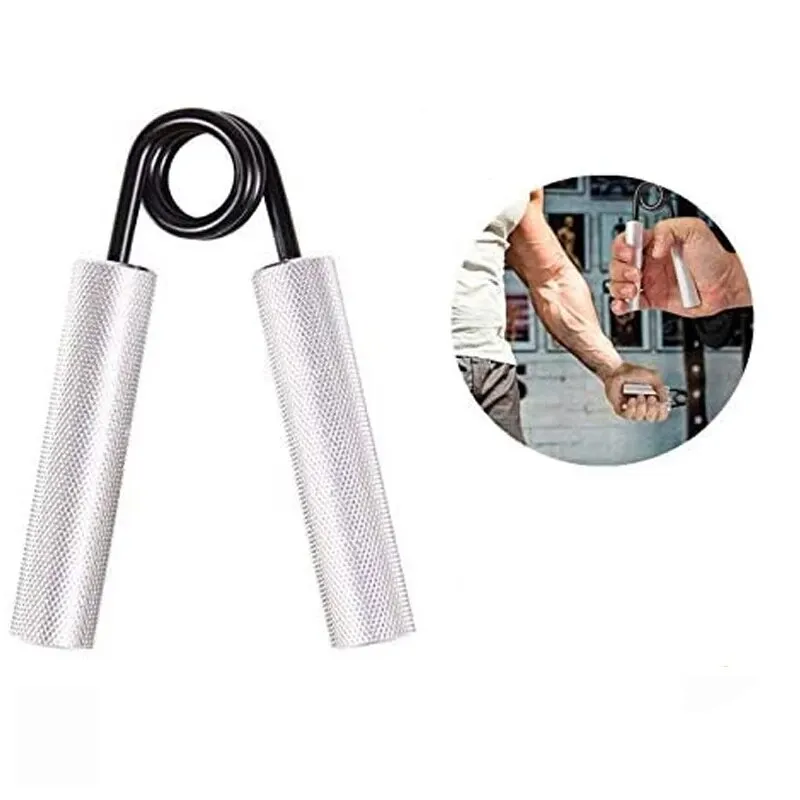 Aluminum Hand Grip Gym Fitness Finger Exerciser Arm Strength Trainer Muscle Recovery Rehabilitation Developer Gripper