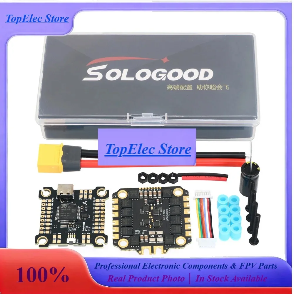 TopESsSoloGood F722 60A 3-6S 30.5X30.5mm Flight Stack For FPV Freestyle Drones Parts
