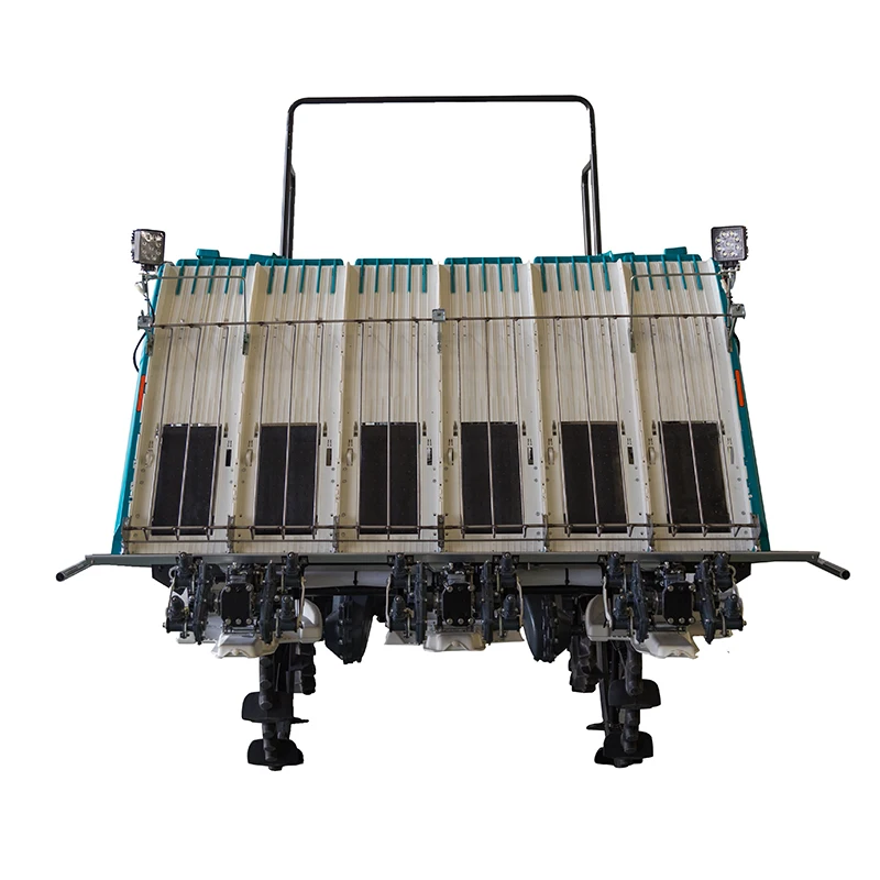 2026 High Efficiency Rice Planter 6 Rows Ride-on Style Rice Seed Planting Transplanter