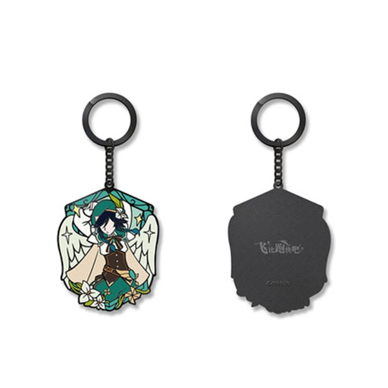 New Game Genshin Impact Earthly Drama Series Anime Peripheral Pendant Two-Dimensional Accessories Keychain