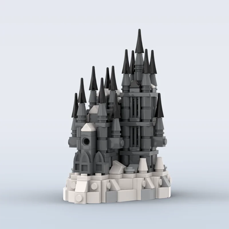 New 371Pcs Moc European Medieval Street View Castle Lunaire Model Diy Creative Ideas Bricks Toy Birthday Gift Building Blocks