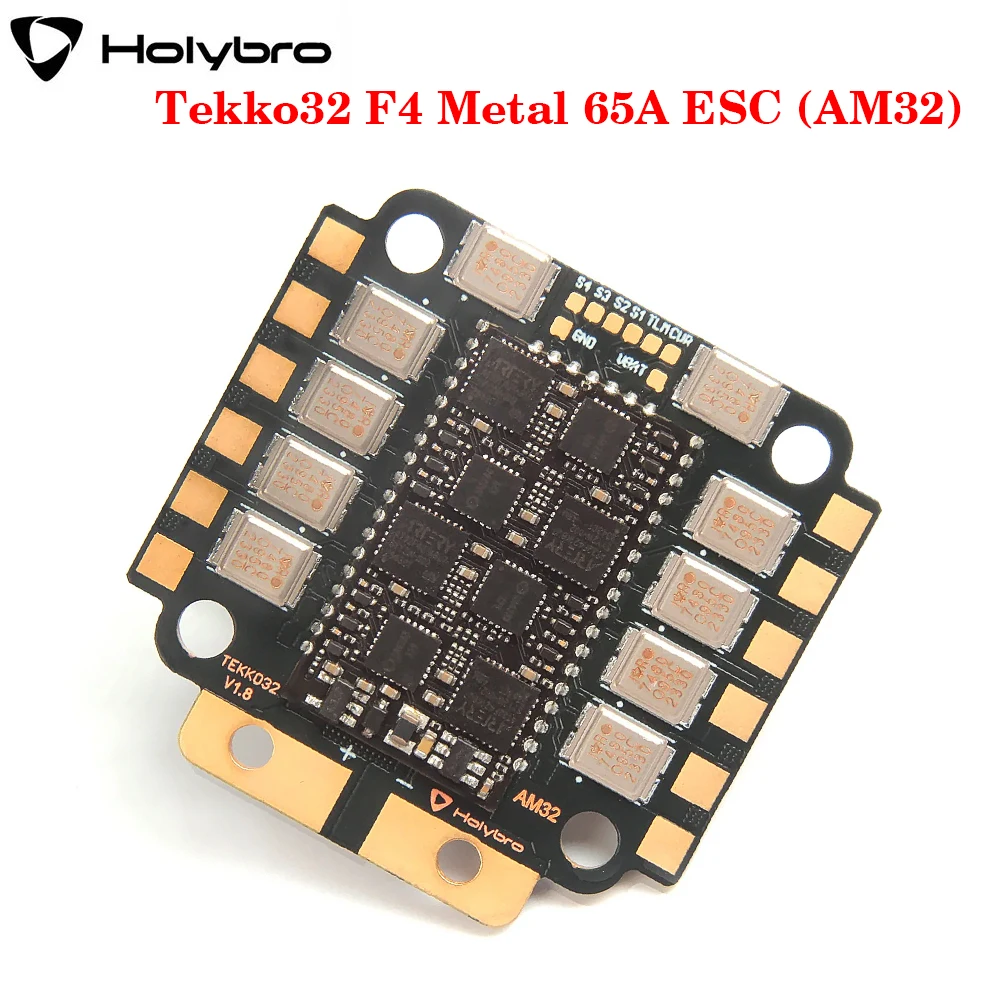 Holybro Tekko32 F4 MCU Metal 4in1 65A ESC (AM32) PWM Output 16k~96k/ 4-6S LIPO 30.5x30.5mm for FPV Racing Drone