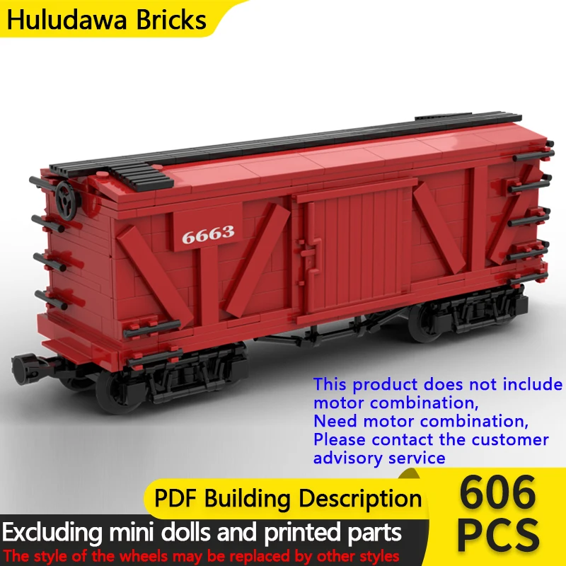 

Модель городской автомобиль MOC, строительные кирпичи, железнодорожный поезд, автомобиль, модульная технология, детские праздничные подарки, сборные игрушки, костюм