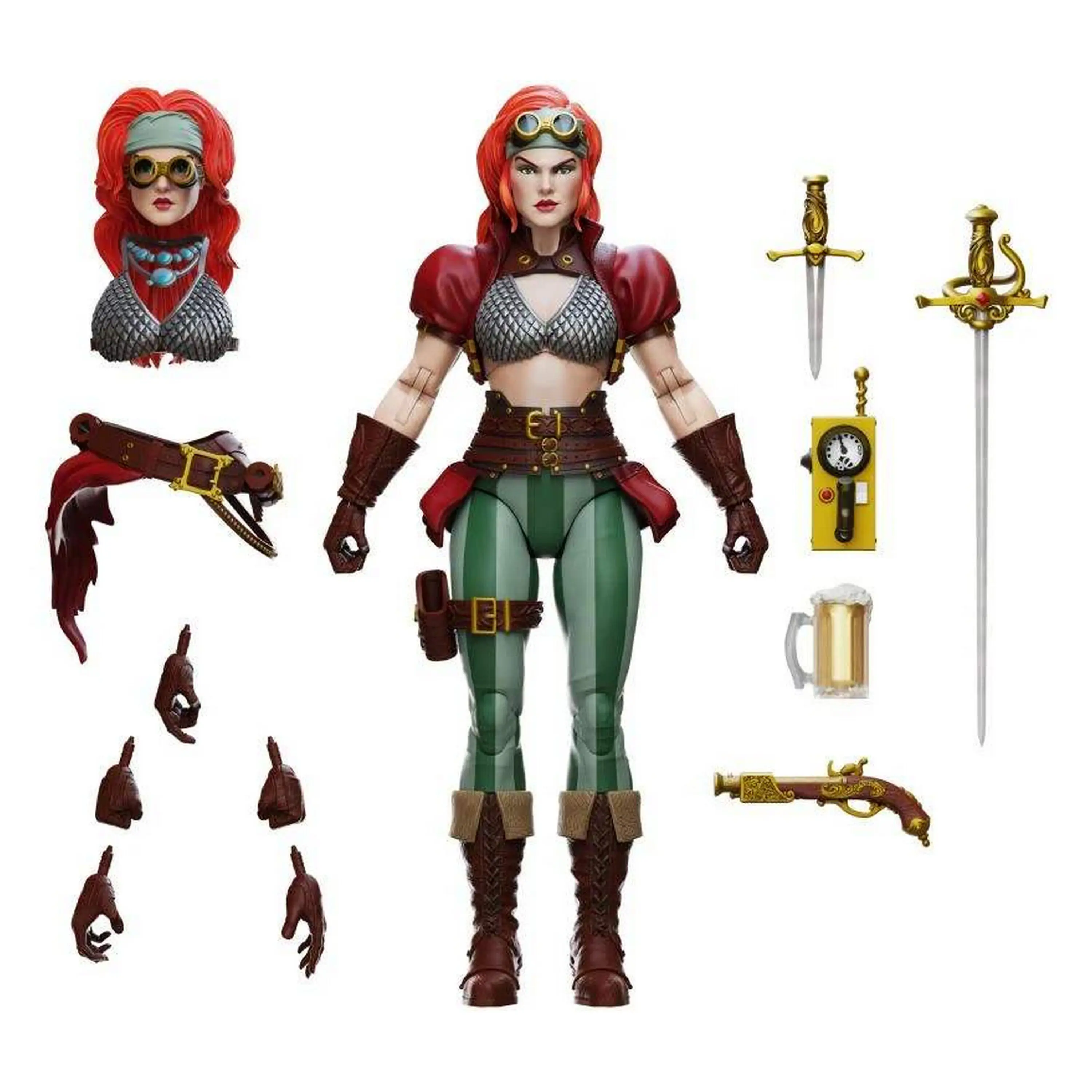 

New Genuine Bfs Boss Strike 1/12 Steam Punk Sonia Action Figure In Stock
