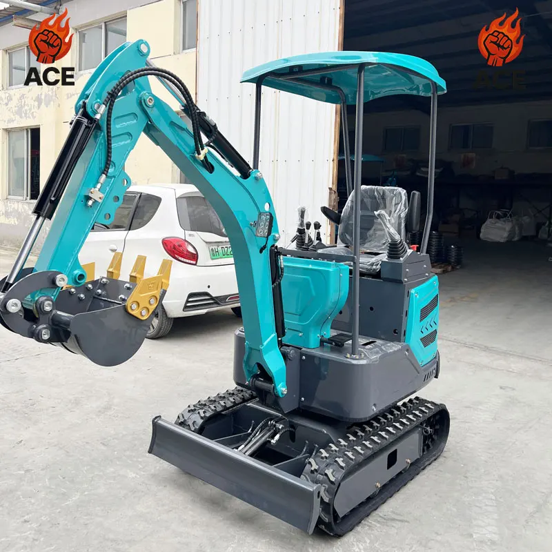 

Multifunctional Mini Excavator Digger Minibagger Excavators 1 Ton Machine farm garden Mini Excavator With customized color