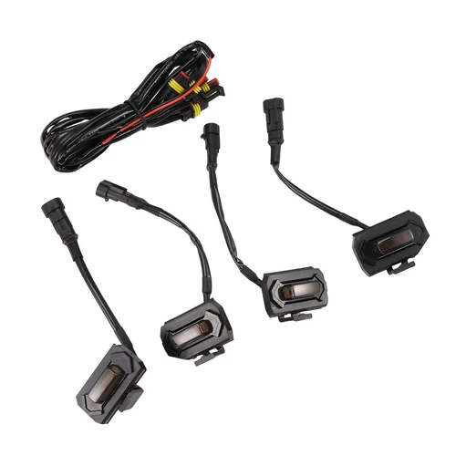 Imagen 2 del producto Luces LED de parrilla delantera para Toyota Tacoma Raptor TRD todoterreno Sport 2020 2021, lámpara de parrilla externa, luz amarilla, 4 Uds.