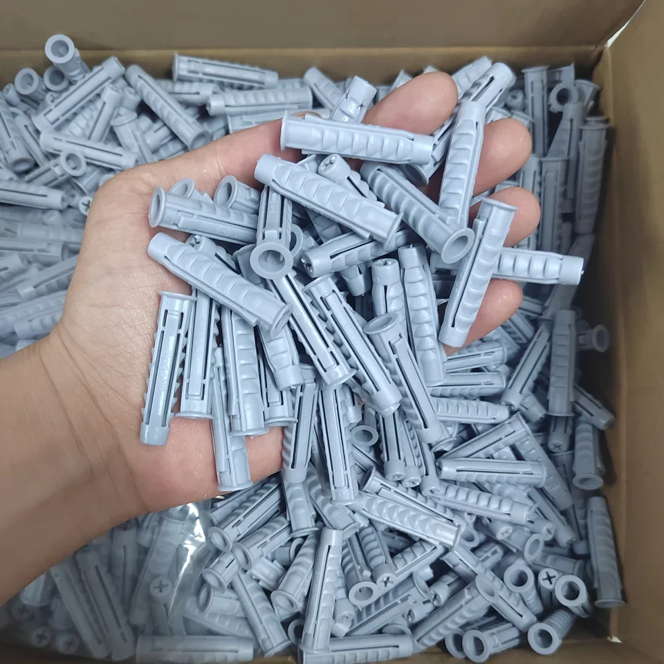 50-piece industrial-grade plastic expansion plugs with threaded design for PE piping systems — leak-resistant, high-pressure rat