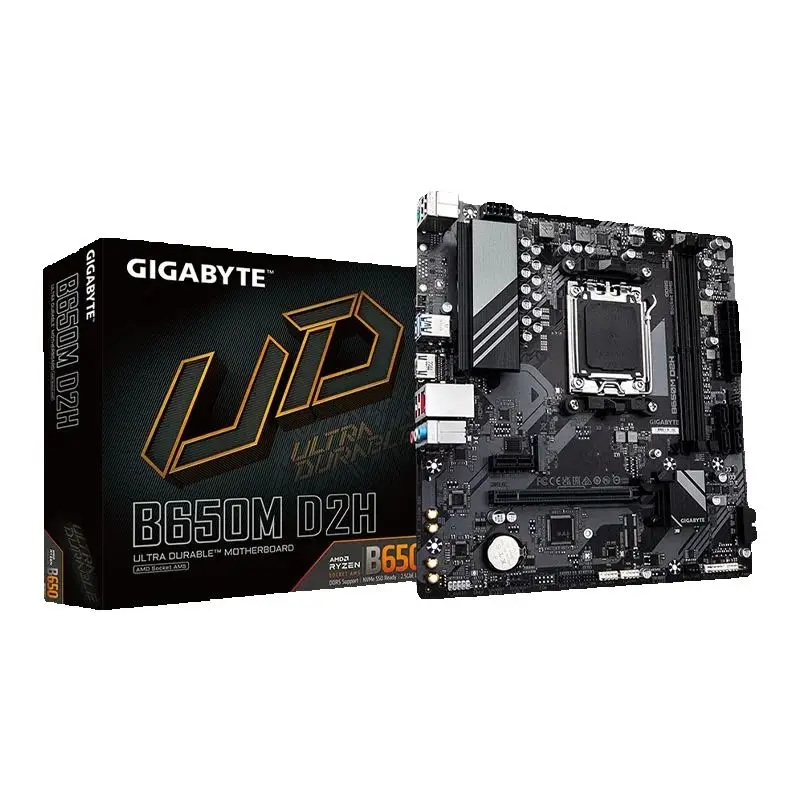 Gigabyte Neues B650M D2H Motherboard, AM5, LGA 1718, AMD B650, Micro ATX, DDR5