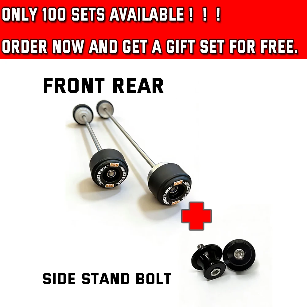 Motorcycle Parts For KAWASAKI ZX10R ZX10RR 2016-2025 ront rear axle fork collision protection slider wheel landing device